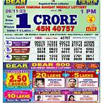 lottery sambad live result